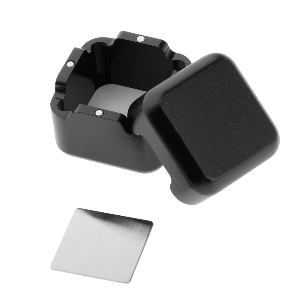 Aluminum Cube Pool Chalk Holder Billiard Snooker Chalk Container Case Keeper