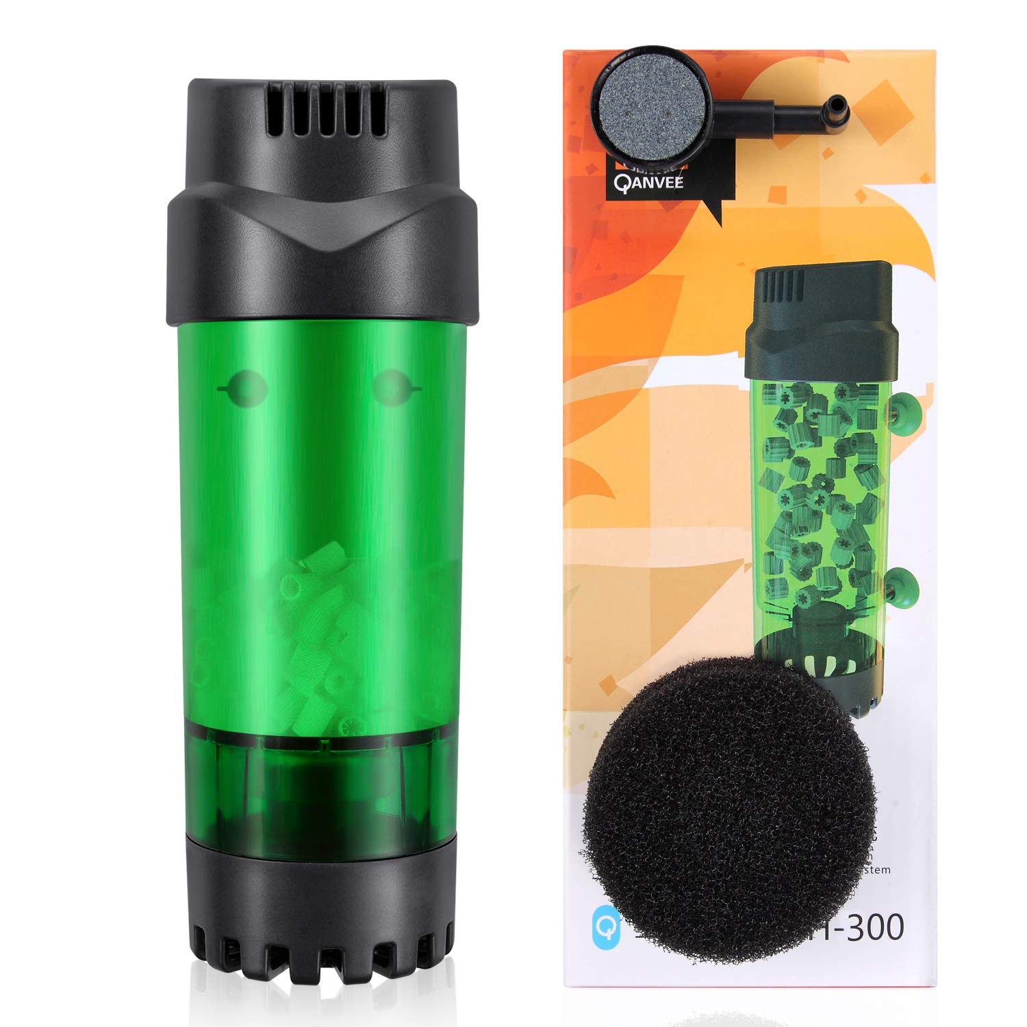 Wervelbed Moving Bed Filter Bubble Bio Media Reactor voor Aquarium