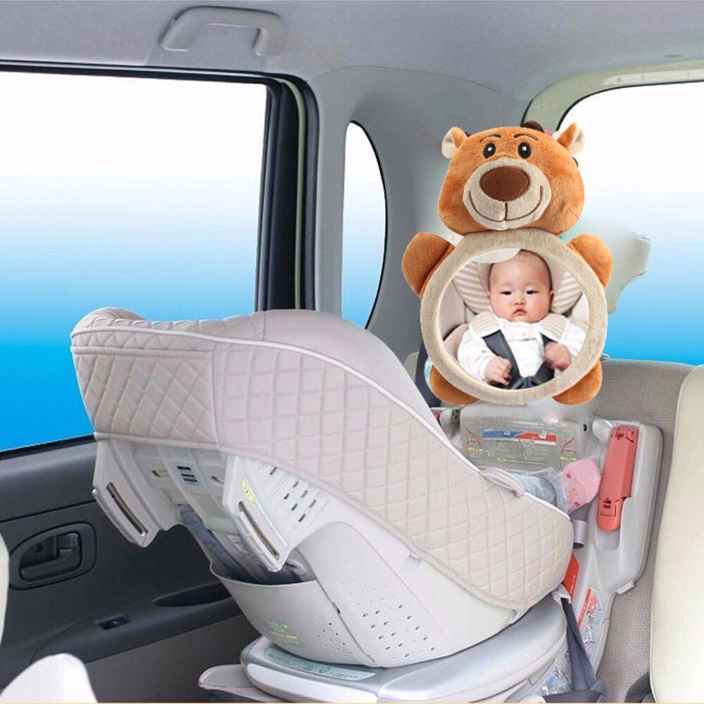 Baby bagudvendte spejle sikkerhed bil bagsæde baby let visnings spejl justerbar nyttig sød spædbarn skærm til børn lille barn