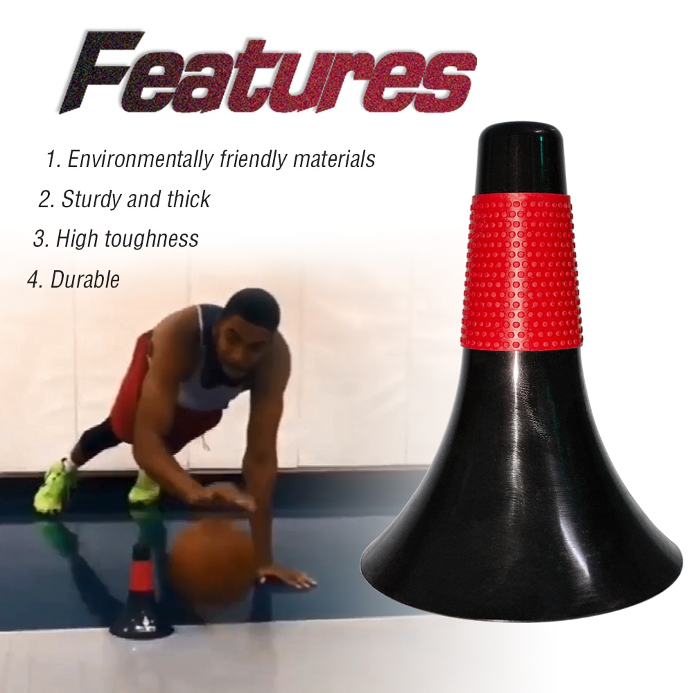 9 Inch Sport Training Cone Basketball Cones Soccer Cones PVC Marker Cones Barrier Bucket For Indoor Training Equipment