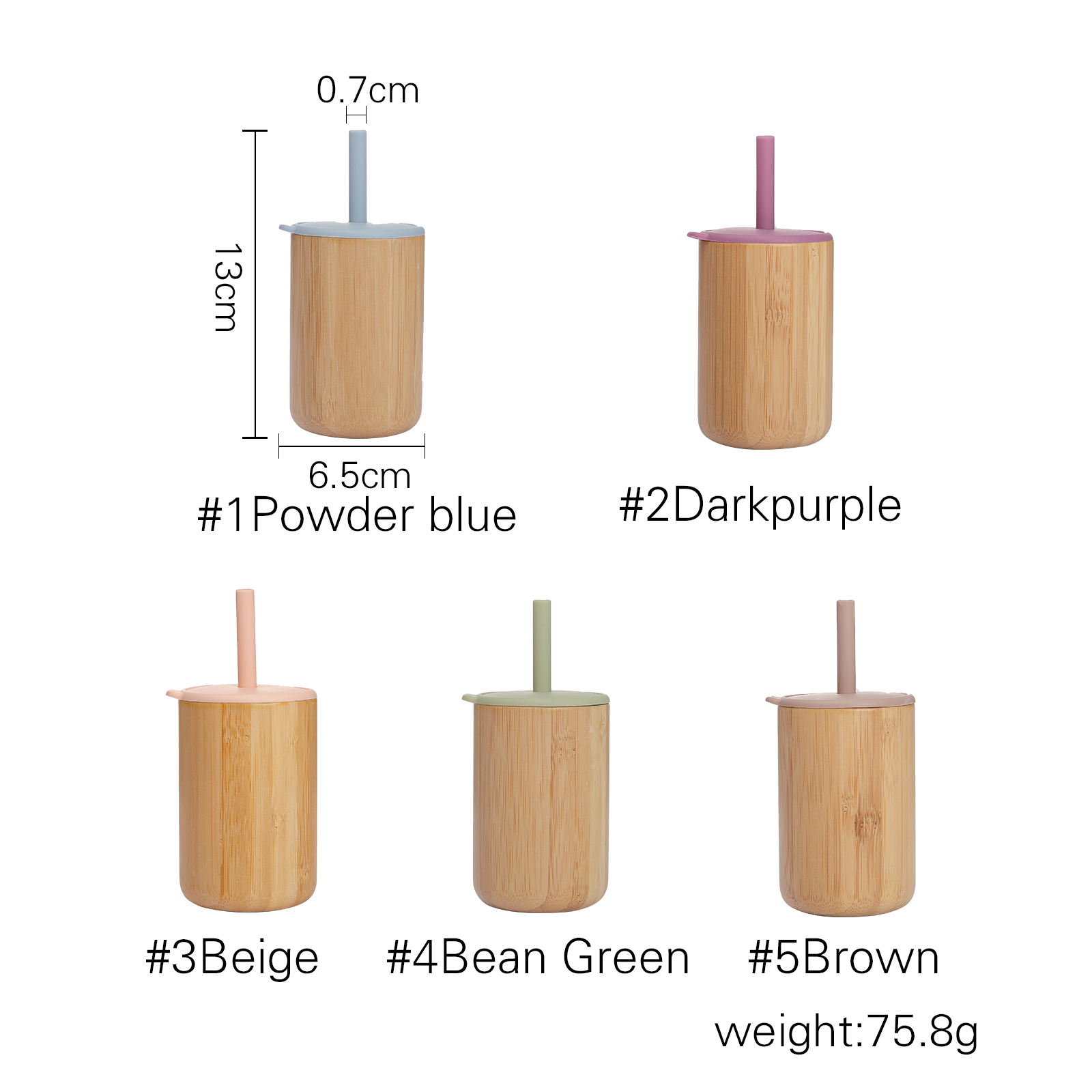 5 farben 1Pc Baby Fütterung Tasse Sicher Dicht Bambus Silikon Sippy Tassen freundlicher Lernen Trinken Sippy Tasse freundlicher Geburtstag