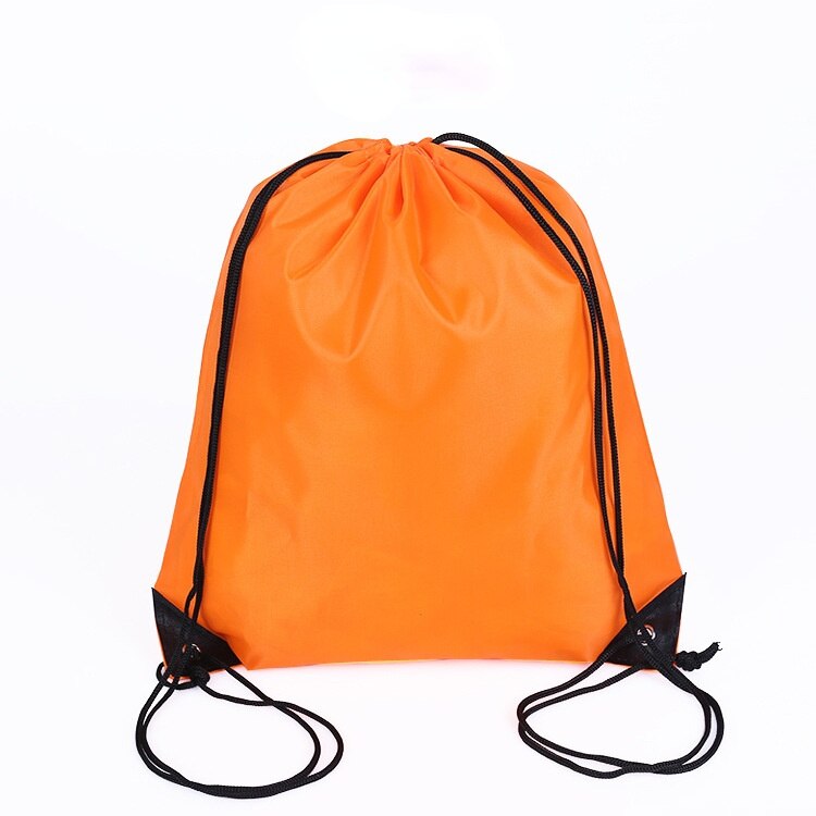 Drawstring Bag Sports Backpack Bundle Pocket for Men Women Students Drawstring Bag Drawstring Backpack Sports Bags Dry Bag: orange