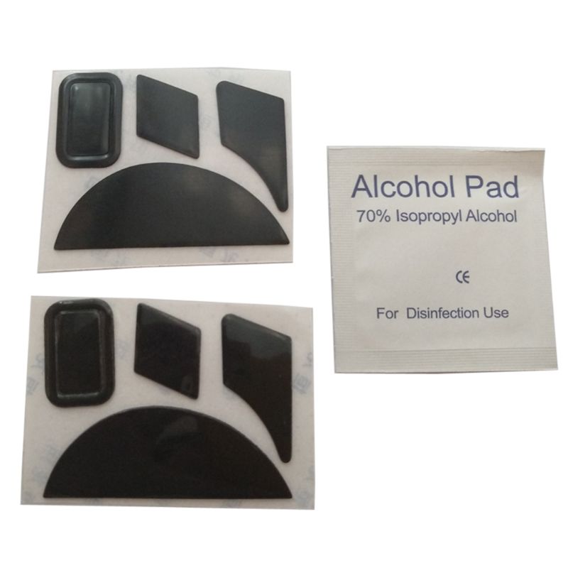 2Pcs 0.6mm Thickness Replace Mouse Feet Mouse Skates for razer Naga / Naga Hex V2 Mouse