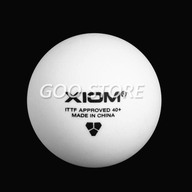 XIOM Original Table tennis balls 3 star 40+ Seamless material plastic poly ITTF Approved ping pong ball