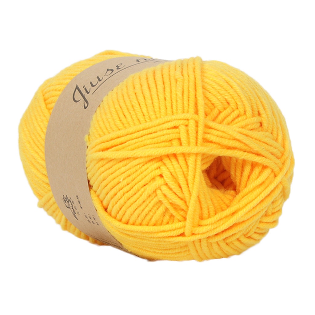 1PC 50g crochet yarn Chunky Colorful Hand Knitting Baby Milk Cotton Crochet Knitwear Wool merino knitting wool yarn