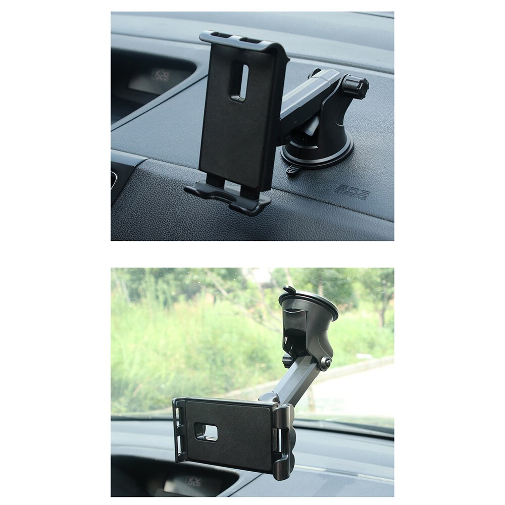 Tablet autohouder voor samsung huawei ipad pro air mini 1234 gps-telefoon, 360 graden verstelbare mobiele zuignapbeugelstandaard