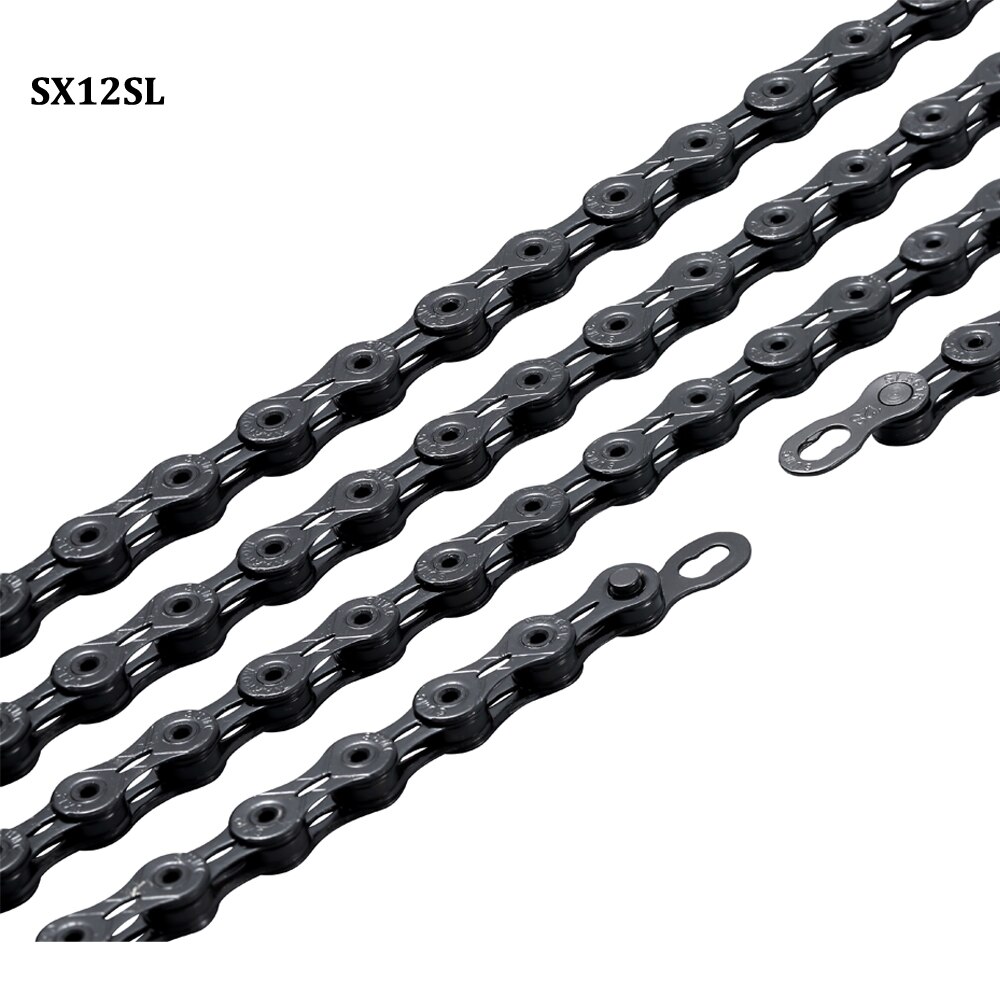 SUMC CHAIN 11/12 Speed Chain Bicycle Chain sx11sl SX12SL Mountain Bike Ultralight Chain Road Bike Chains X12SL Bicycle Chain: sx12sl black