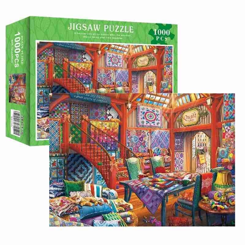 Mypuzzle Quilt - Gabila - Lovely Times - Premium 1000 Piece Jigsaw Puzzle For Adults