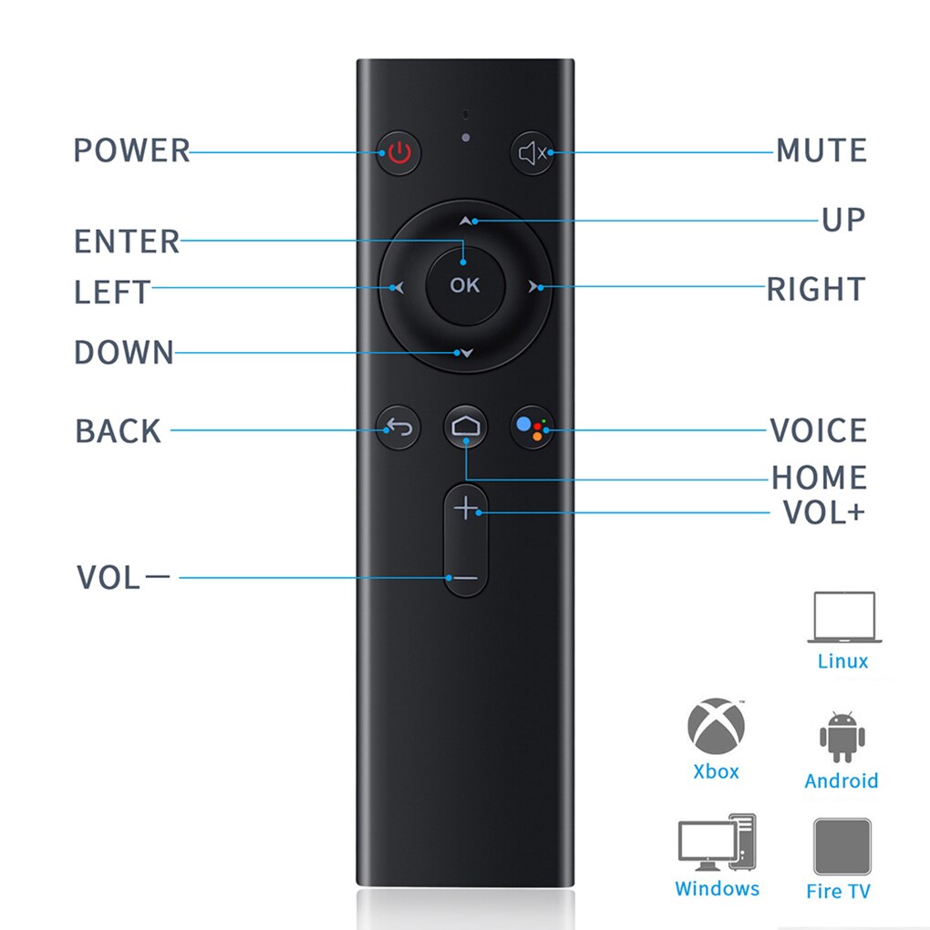 Q8 Bluetooth Voice Remote Control Wireless Keyboard Air Mouse AI Voice Flying Squirrel For Smart TV Networked Set-top Box