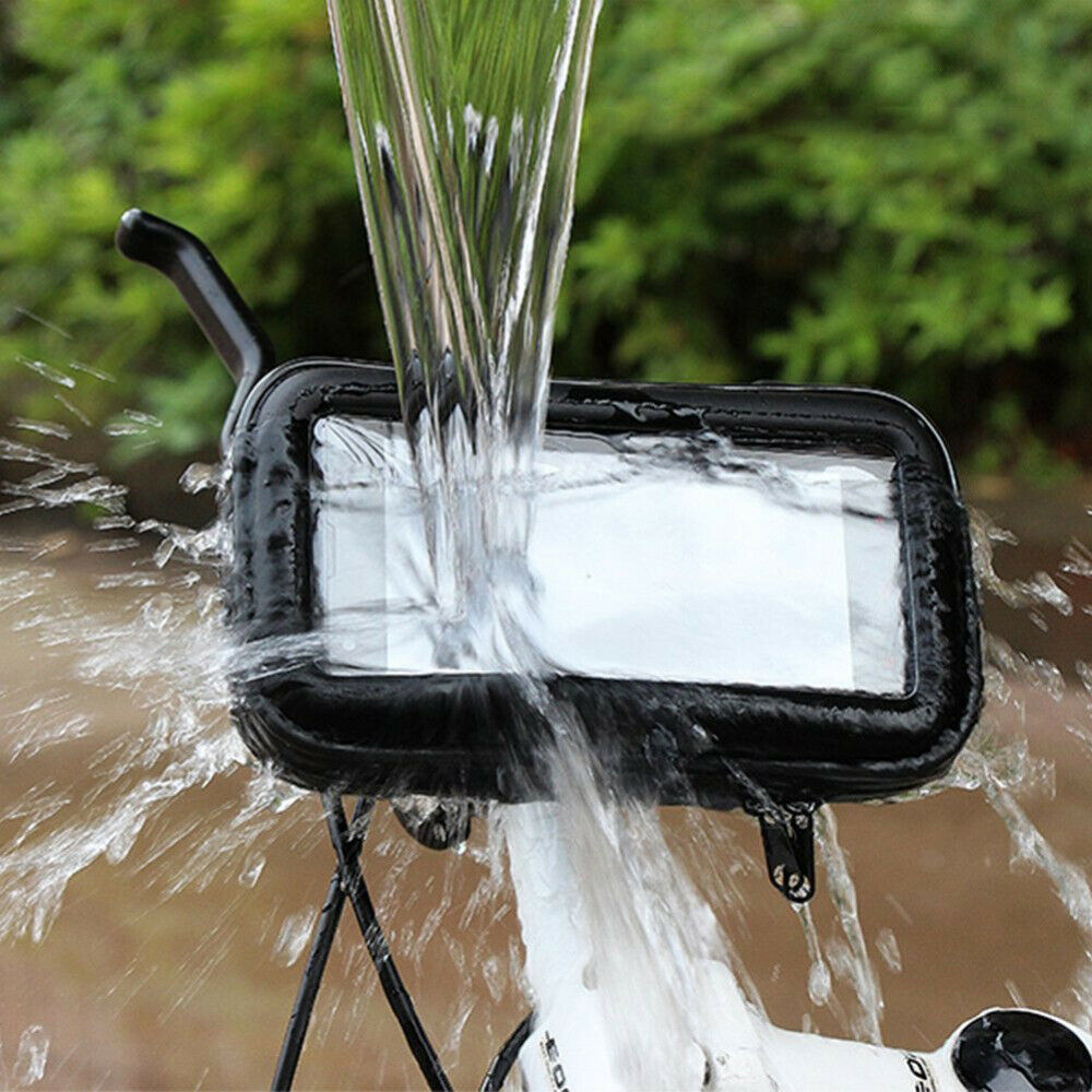 Fiets Motorfiets Mobiele Telefoon Houder Voor Motor Stand Waterdichte Tas Cover Handlebar Mount Houder Voor Iphone X Huawei