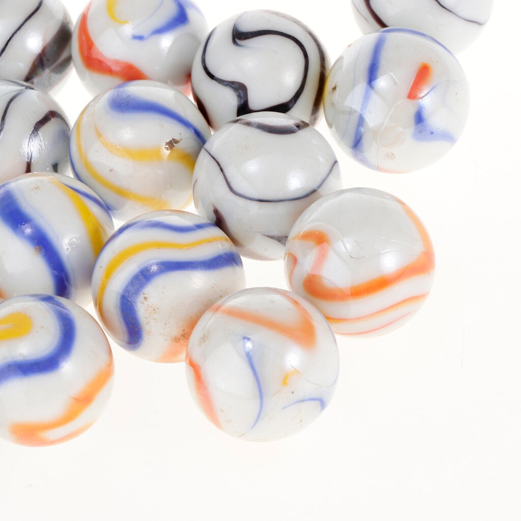 20pz mescolare-colore Biglie di Vetro 25 millimetri Sfere per marmo correre, Giochi Da Tavolo, dama cinese di Ricambio Pezzi