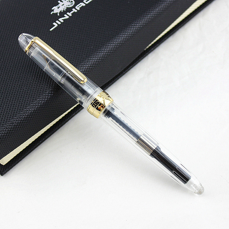 12 Colors Fountain Pen Jinhao 992 Series Medium 0.5 mm Nib pen replace ink student Calligraphy Business