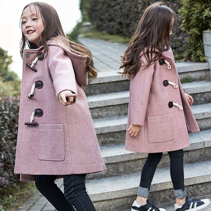 5 6 8 10 12 Jaar Oud Jonge Meisjes Warme Jas Winter Parka Bovenkleding Tiener Outdoor Outfit Kinderen Kids Meisjes bont Capuchon