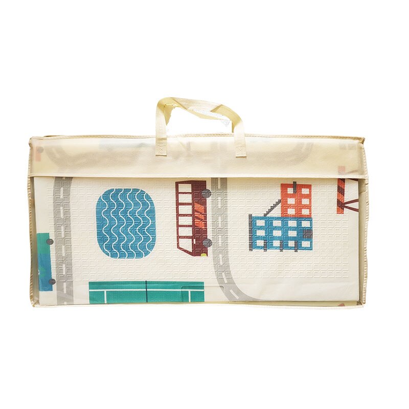 Tapete de Juego plegable portátil para bebé, bolsa con asa para alfombra de juego para bebé, 1 paquete de tapete plegable, solo bolsa sin tapete plegable