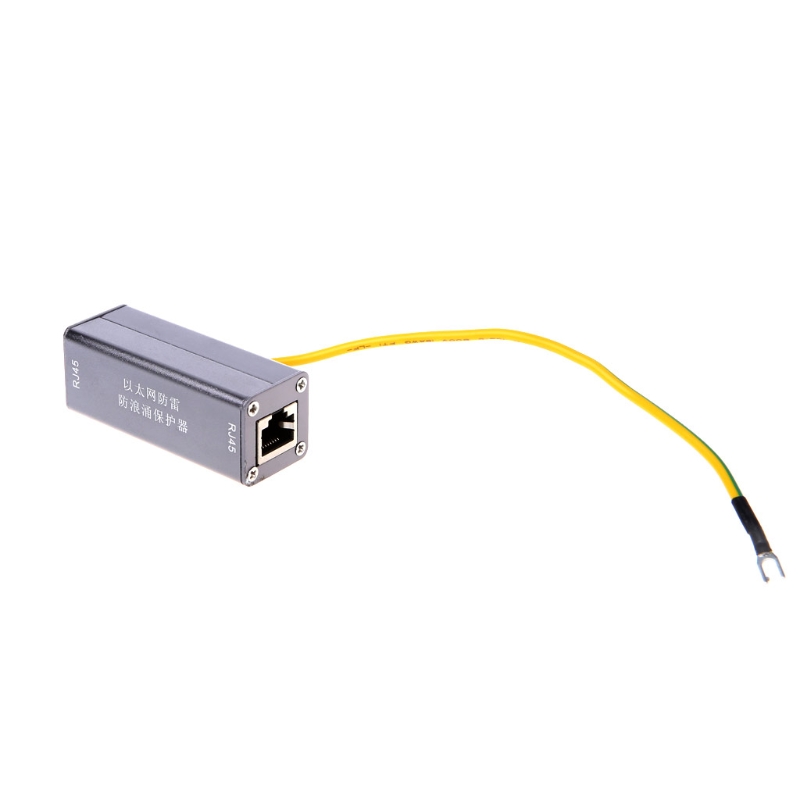 Tarjeta de red Ethernet RJ45, Protector contra sobretensiones, dispositivo de protección contra rayos Thunder