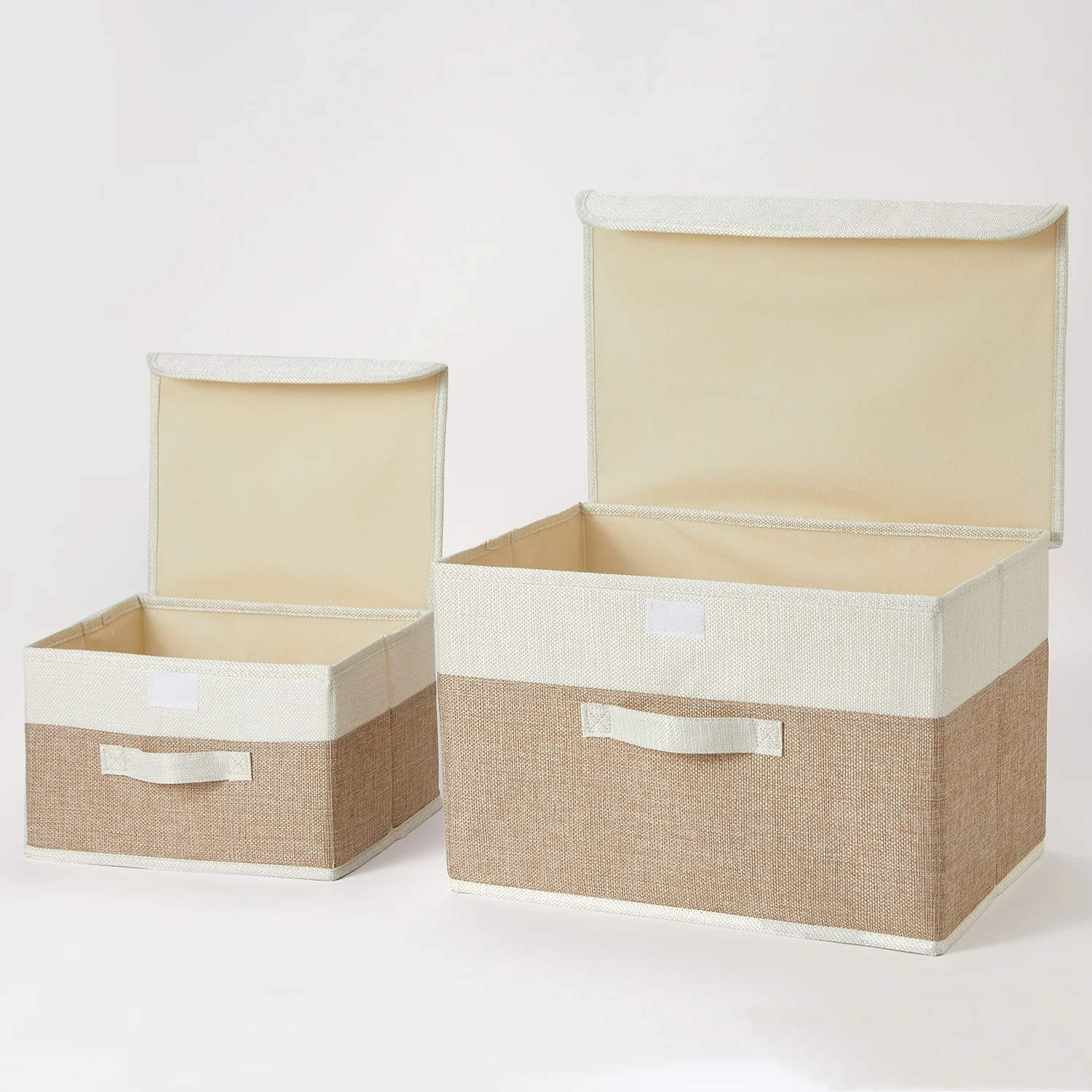 Non-Woven Fabric Storage Box Dormitory Dustproof Bins Cosmetics Bin with Lids Folding Large Capacity Clothing Underwear Boxes