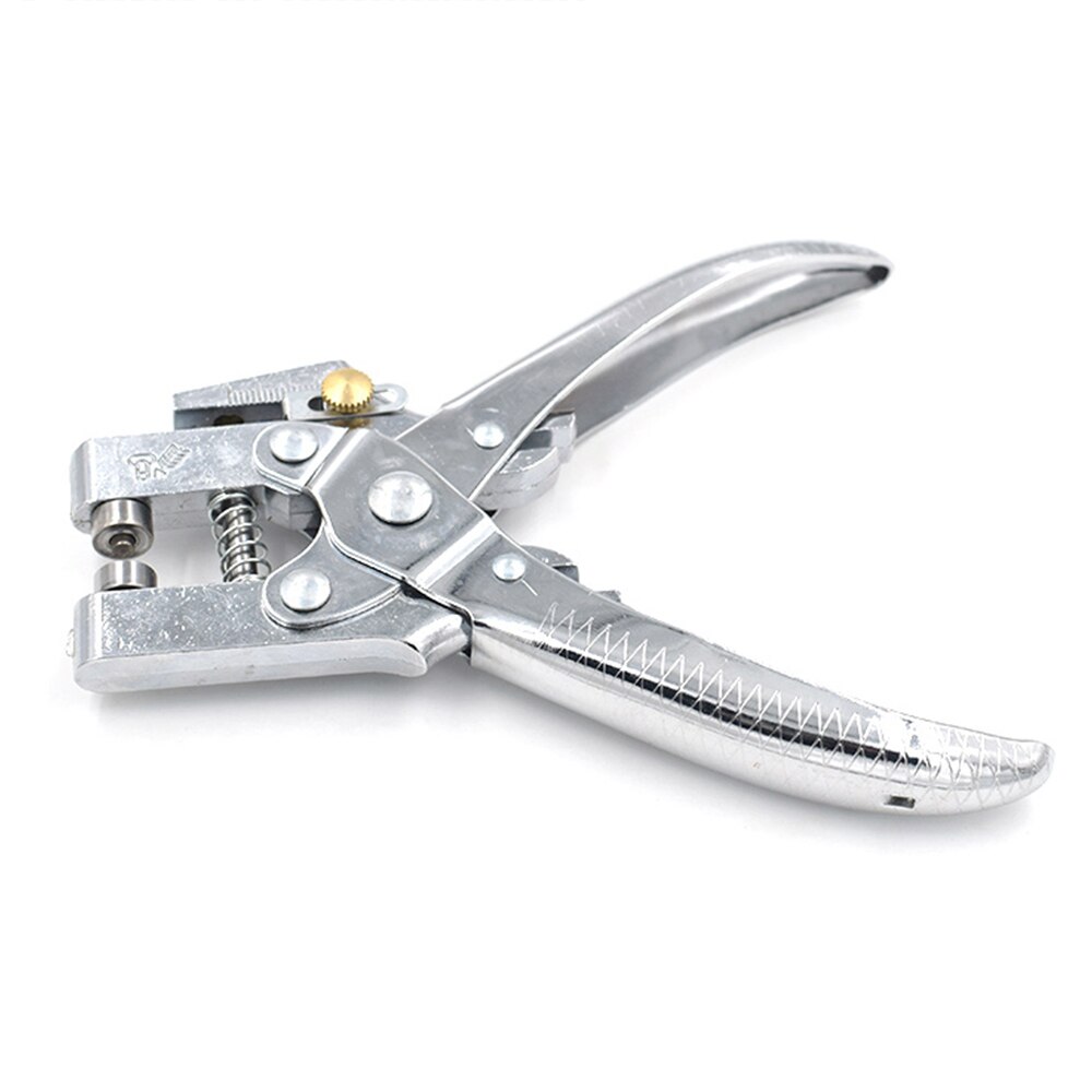 Eyelet Punch 2-in-1 Eyelet Grommet Pliers Steel Hole Punch Eyelet Setter Kit with 100pcs Eyelet Grommets for Leather Belts Bags