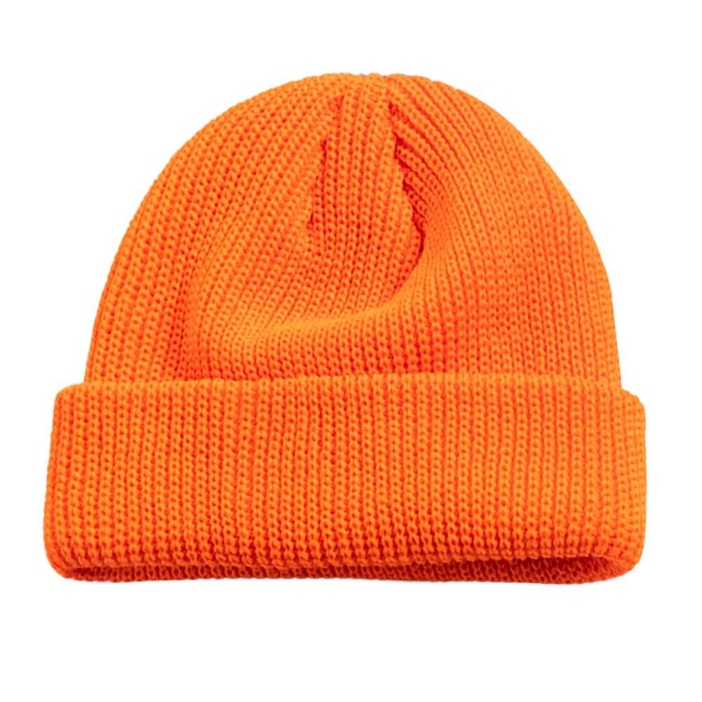 Chapeau tricoté pour femme et homme, bonnet rond et , doux et sans bords, couleur unie, thermique, idéal pour le cyclisme, collection hiver: G