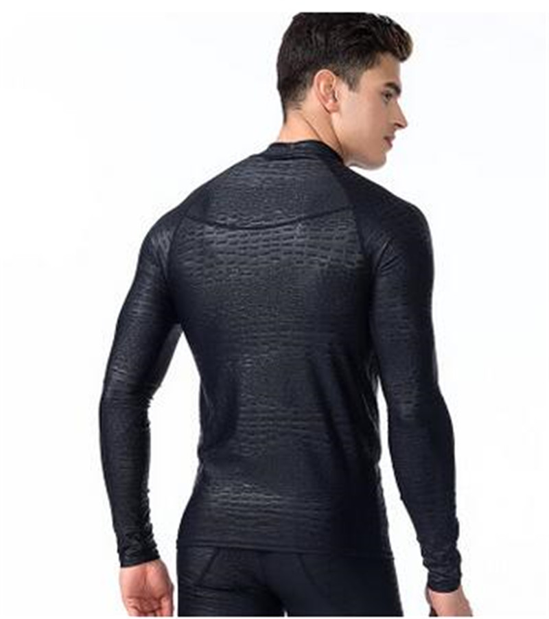 SBART Swimming Suit For Man Long Sleeves Rash Guards Quick-Dry Diving Suit Snorkeling Swimming Surfing Rash Guard Long Sleeves
