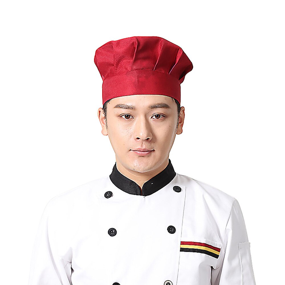 Chapeau unisexe pour Chef cuisinier | Chapeau de travail ajustable pour adulte, chapeau de Chef de cuisine, unisexe, Soild Baker cuisine traiteur, casquette de Chef cuisinier,