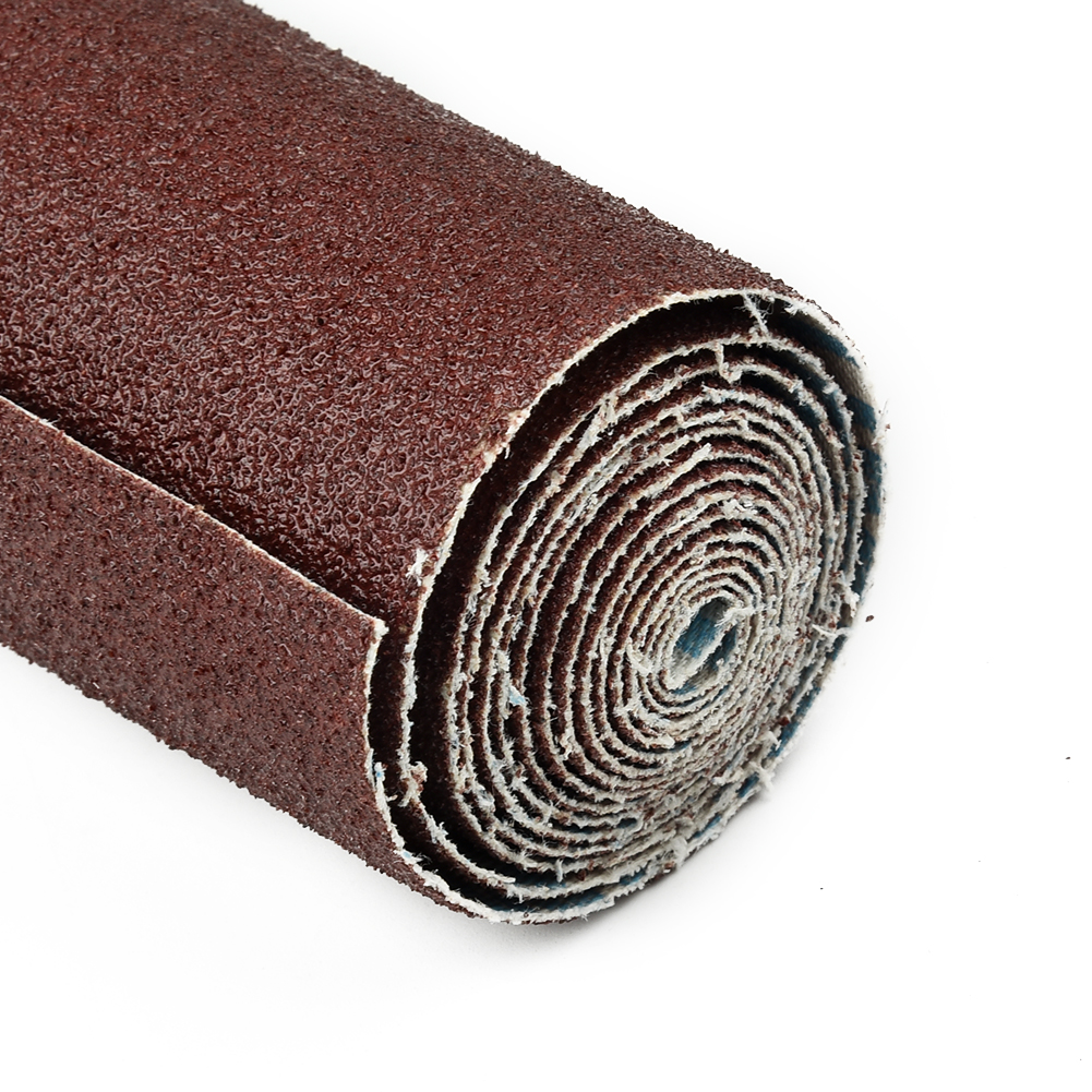 Rouleau de tissu émeri, papier de verre de polissage pour outils de meulage, papier de sable, feuilles abrasives, outil de travail du bois