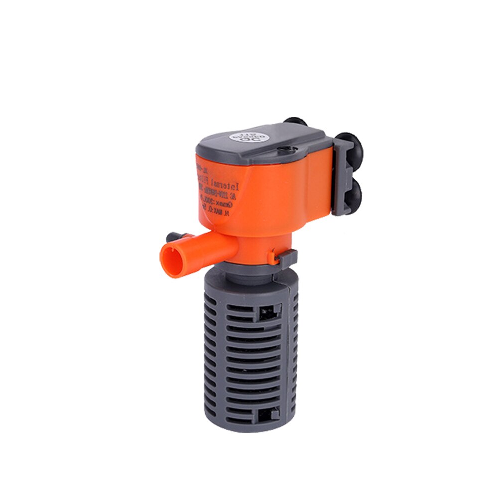 Waterpomp 3w/5w 3- in -1 mini filter aquarium vis sponsfilter zuurstoftoevoer stille luchtpomp voor aquarium aquariumpomp: 3w