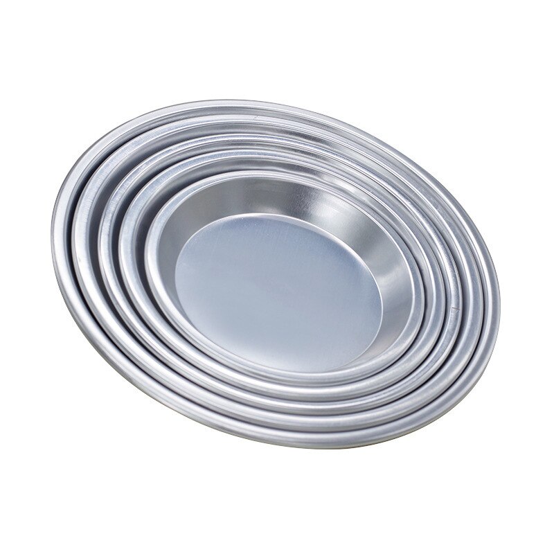 Pizza Baking Pan Pizza Tray 5-10 Inch Aluminum Pizza Pan Round Deep Dish Pizza Plate Oven Tray Nonstick &amp; Healthy Bakeware