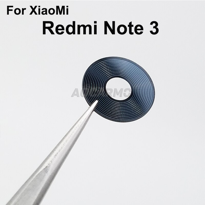Aocarmo For XiaoMi Redmi Note 3 Rear Back Camera Lens Glass Φ11.40mm With Adhesive Sticker