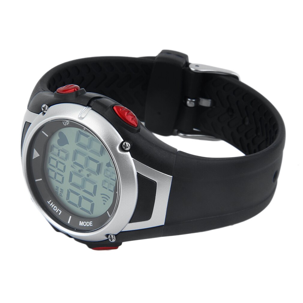 3 Meter Waterproof Heart Rate Monitor Wireless Chest Strap Sport Watch Running Diving Watch with Back-light Alarm Clock