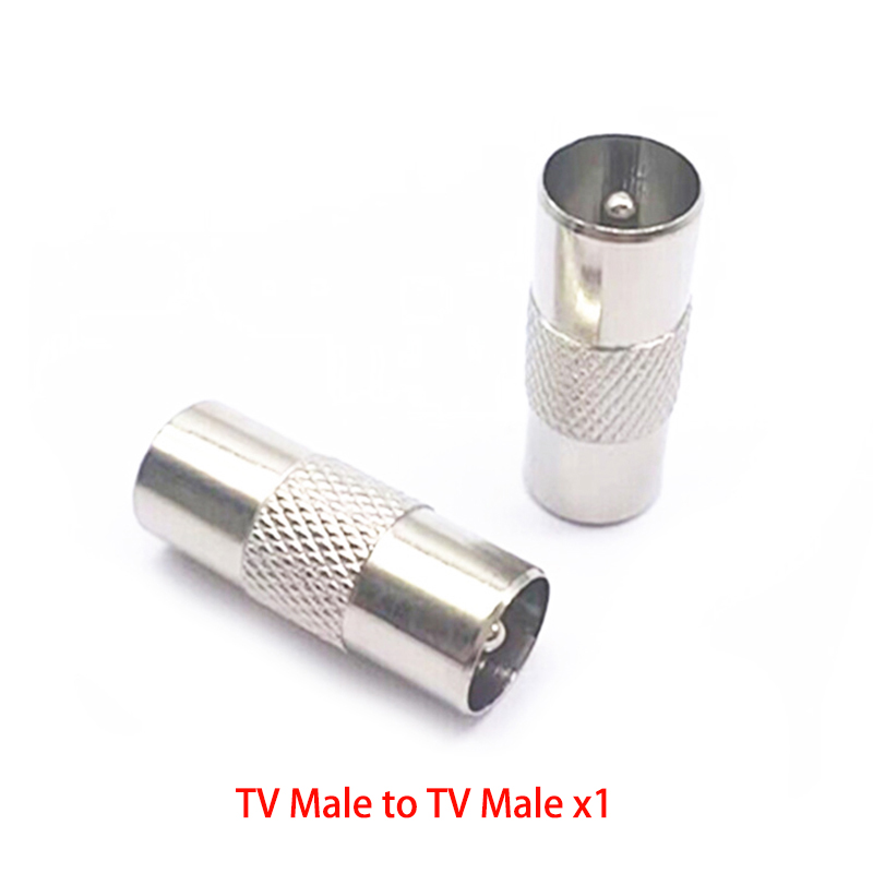 Adaptateurs F Type vers TV IEC, connecteur de prise d'antenne aérienne TV à 90 degrés, adaptateur à Angle droit, prise câble coaxial, ensemble de F-TV, 1 pièce: Rose