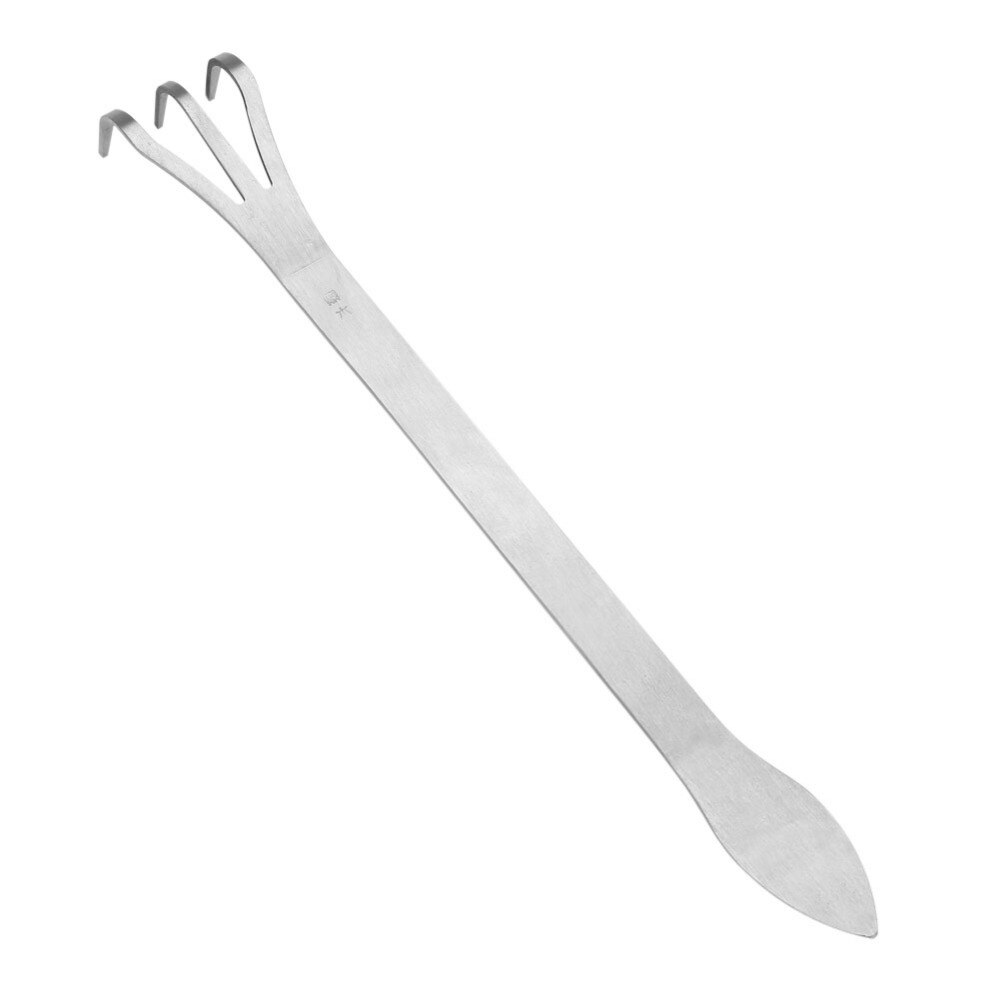 Stainless Steel Root Rake 3-Prong Loosen Soil Bonsai Tree Tools with Ergonomic Handle Tool