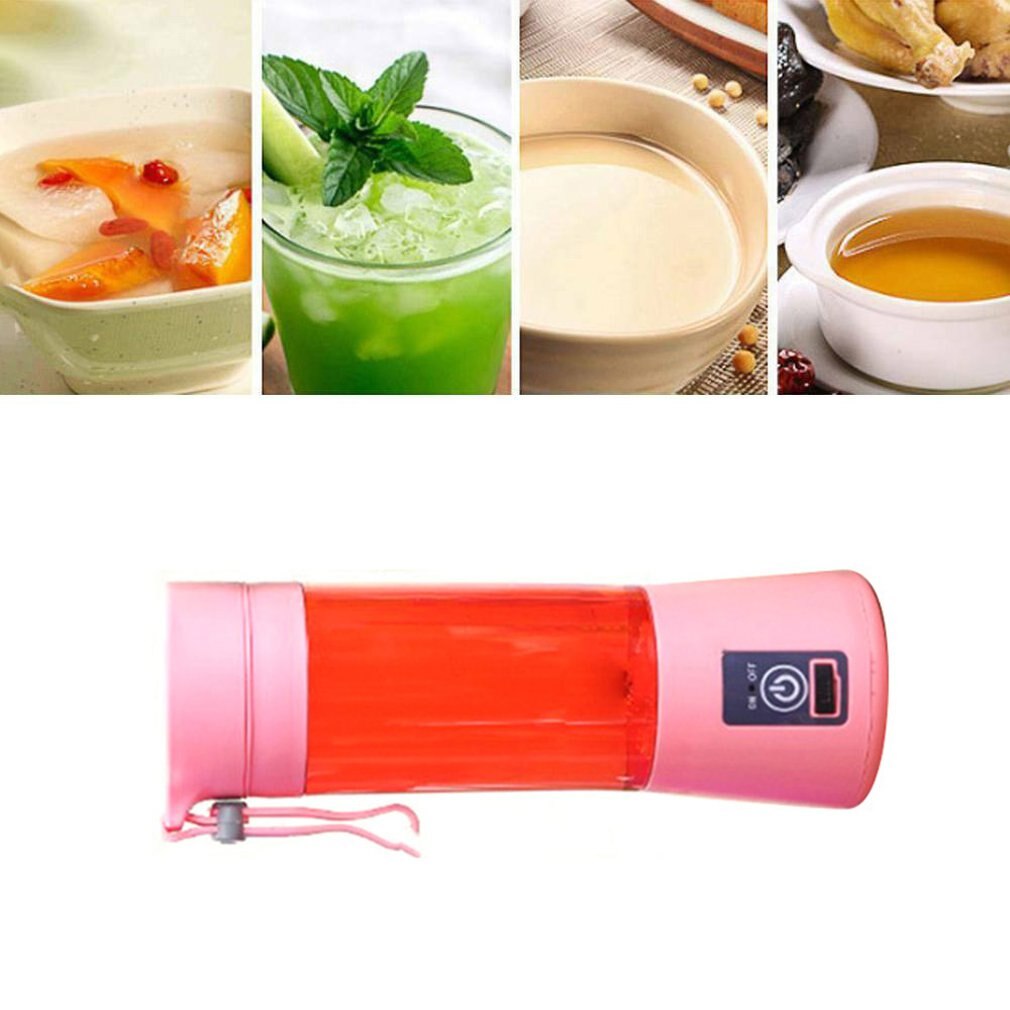 Bærbar usb frugtjuicer shaker flaske elektrisk juicer smoothie maker blender mini husholdnings juicer