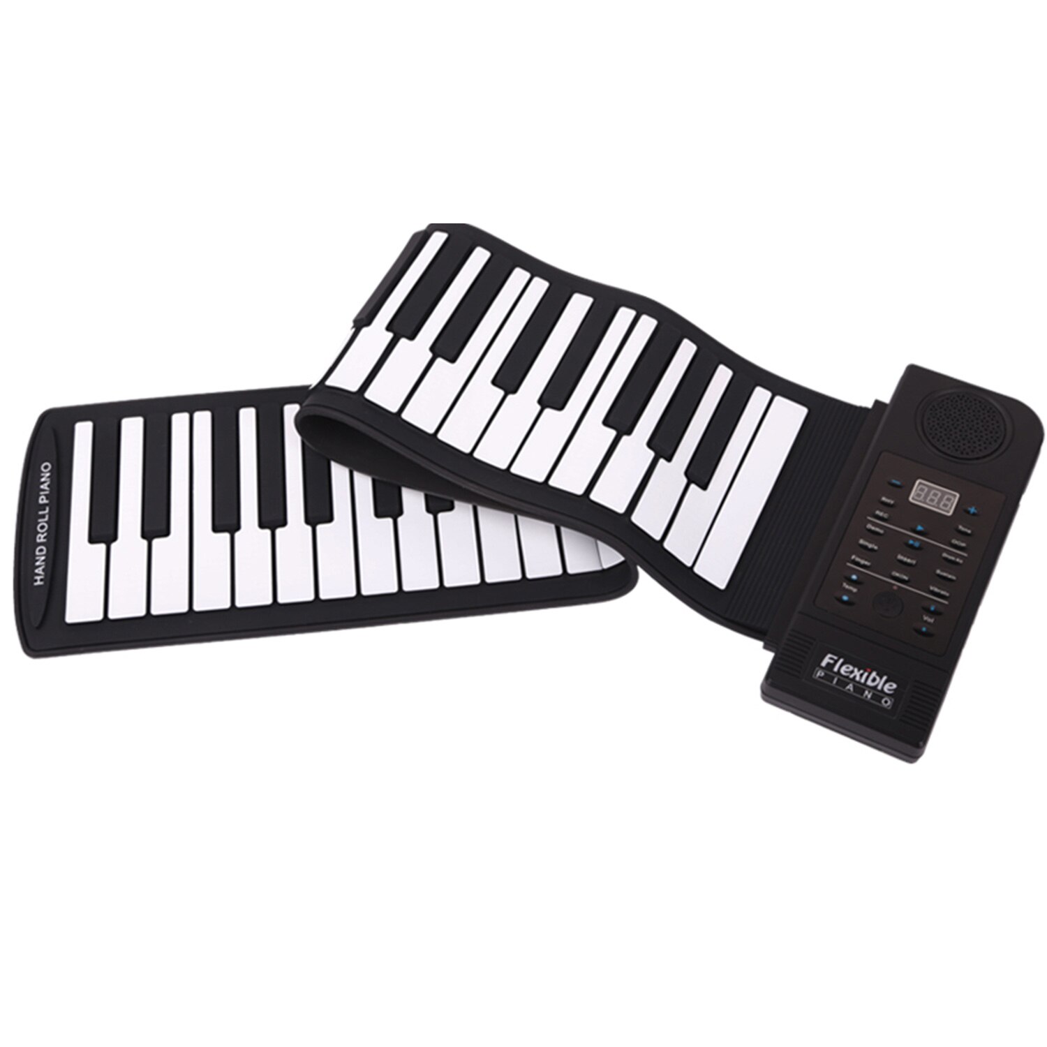 Konix 61 Key Children's Piano Flexible Keyboard Electric Digital Roll Up Piano Music Instruments Electronic Keyboard Piano