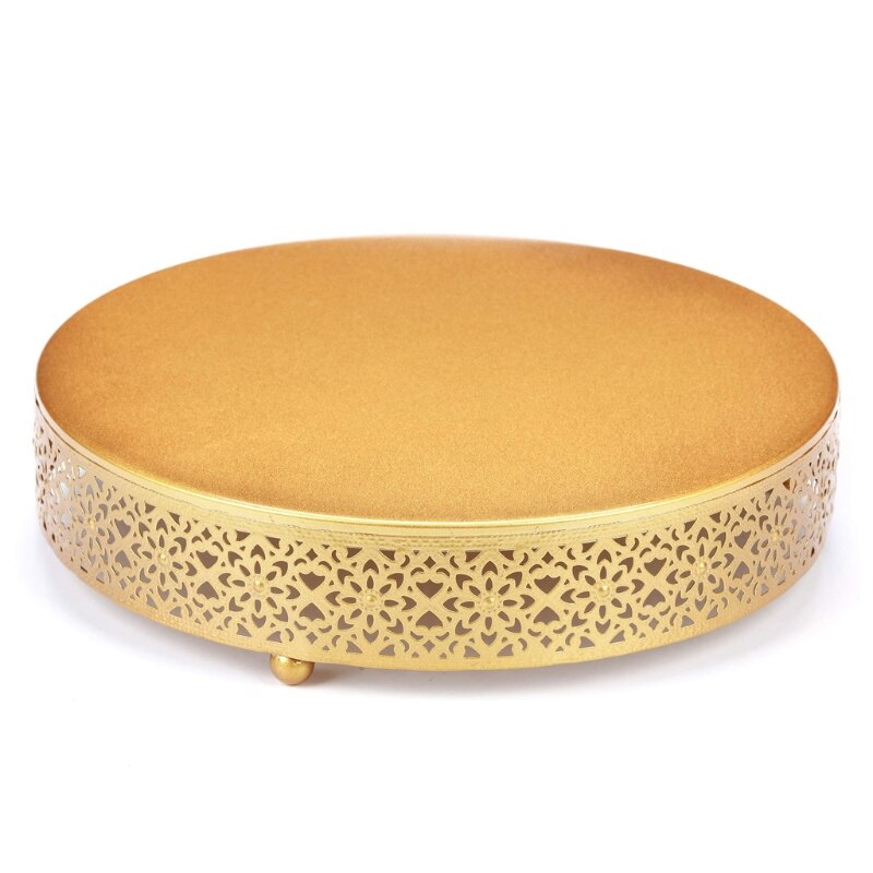 Hochzeit Kuchen Stehen Dekoration Party Spiegel Tablett Nachtisch Galvanisieren Gold Cupc ake Tisch Heimat Anzeige-Werkzeug: S