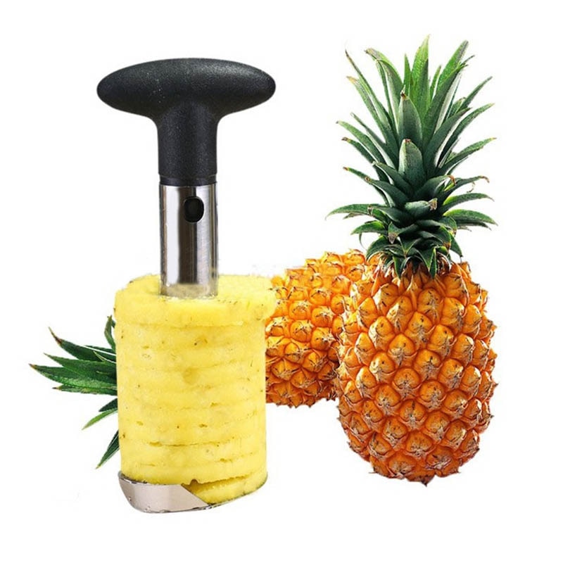 Rvs fruit ananas snijder spiraal corer slicer peeler keuken dunschiller shredder tool accessoires de cuisine