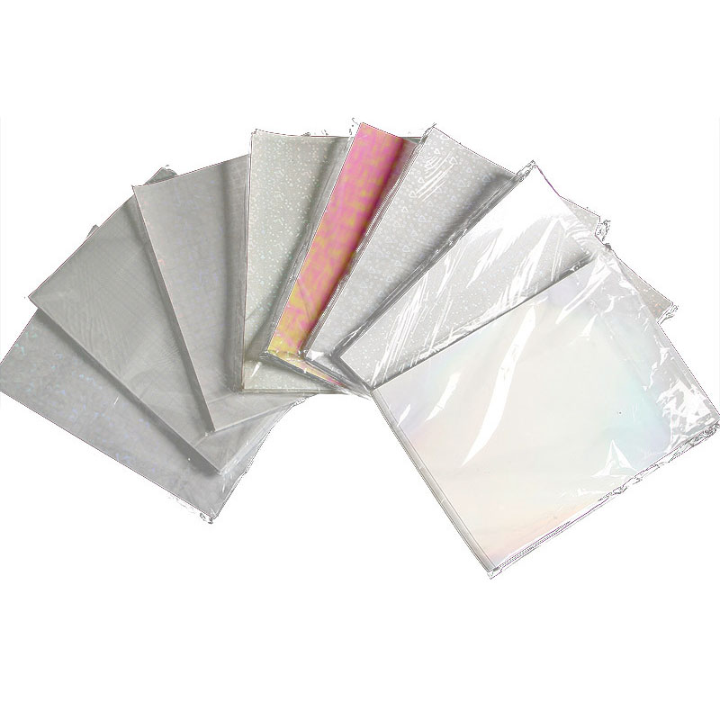 Holographische Kleine Fünf Sterne Folie Klebeband Zurück Laminieren Auf Papier Kunststoff 50 Blätter 210x297 MM DIY Paket farbe Karte