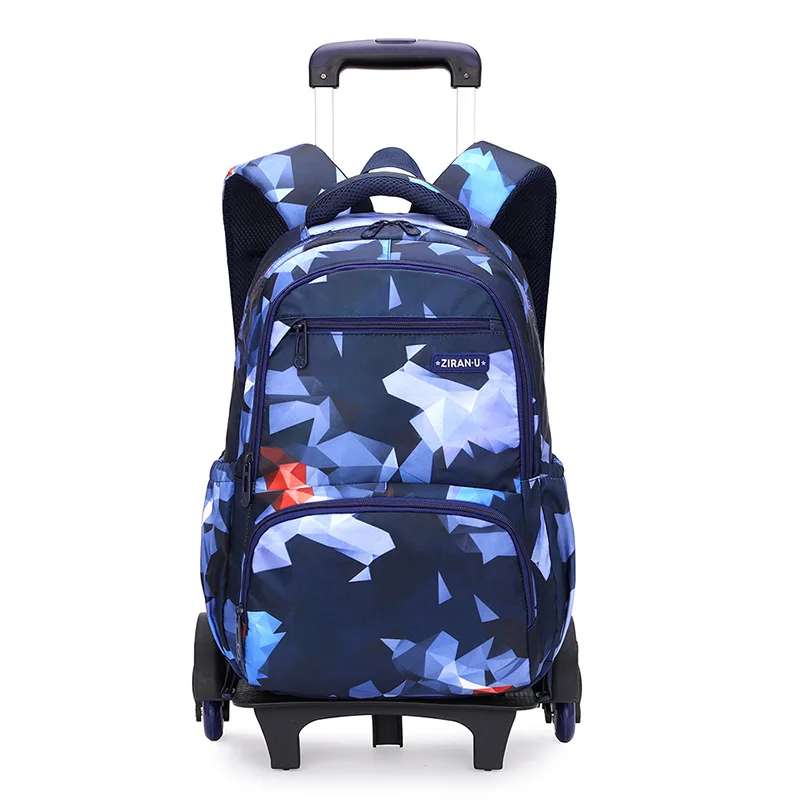 Schoolrugzaktas met wielen Terug naar school Rolling Bags Student-rugzak op wielen voor jongensmeisjes Kinderen Schooltrolleytas