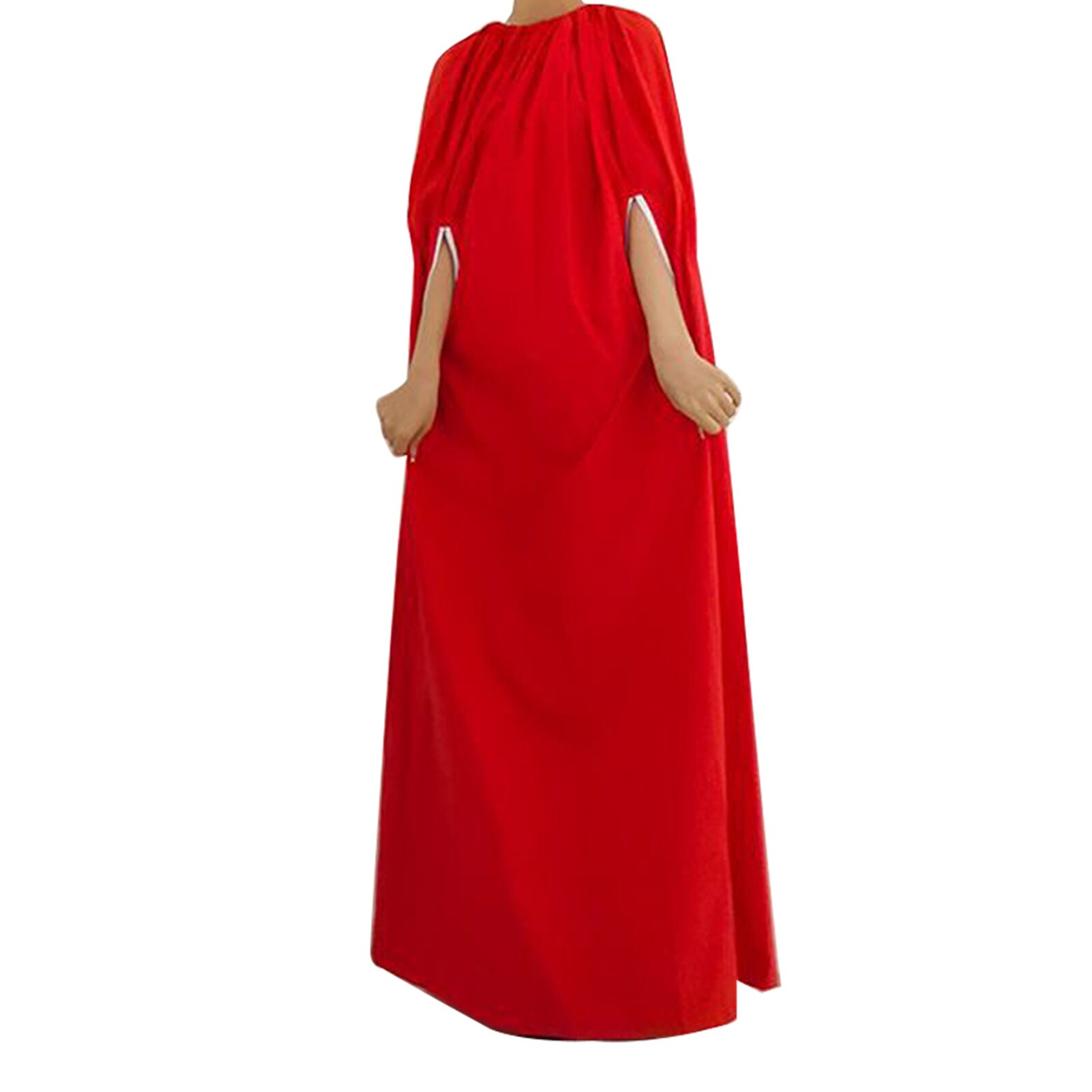 Herbs Spa Fumigation Bath Robe Full Body Home Detox Cloak Sauna Vaginal Yoni Steam Gown Sweating Tool Waterproof: Red