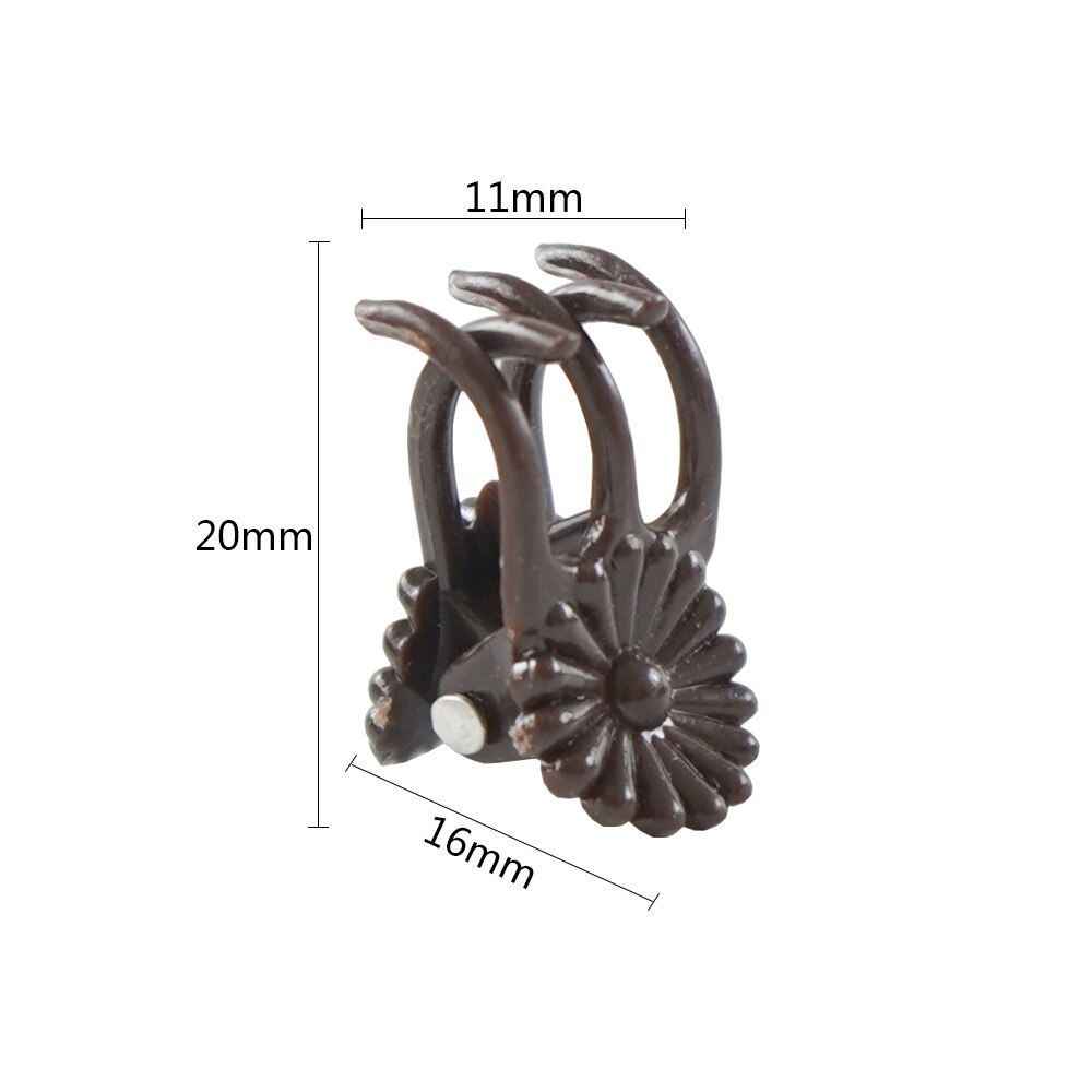 30-1000szt. 5-pazur brązowy orchidea spinacz ogród Zakład Zacisk dla wspinaczka wino trzon Pomoc naprawić sadzenie klatka szybowa zawiązany gałąź rosnąć pionowo