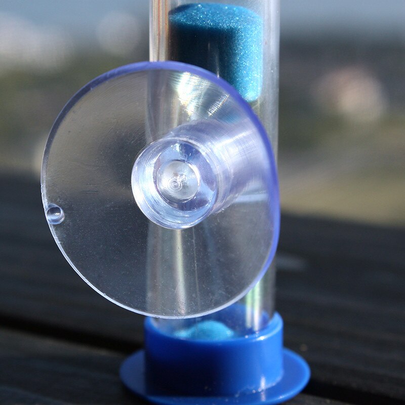 3 min mini timeglas til brusetimer / tandbørstetimer med sugekop timeglas termometer urure  #30