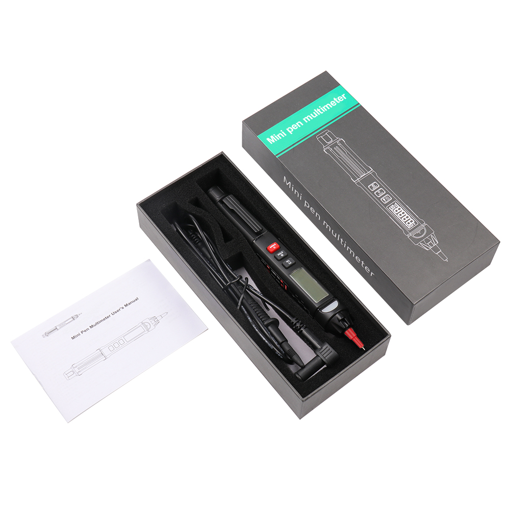 MUSTOOL MT007/Pro/En Digital Multimeter Pen Type Test Lead Normal LCD/Anti Display Screen True RMS 3 In 1 Voltage Test Meter