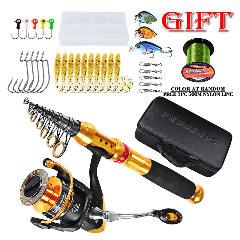 Fishing Accessories Bag Fishing Rods reel combo Fishing Lures Set Hard Bait Señuelos De Pesca Mar Cebos Artificial Lures Tackle
