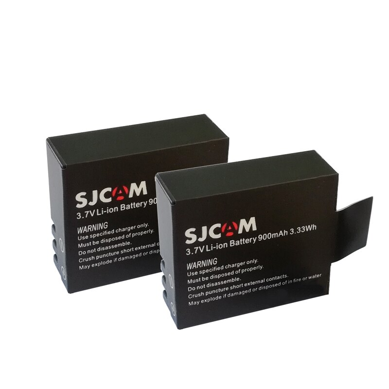3 Stks SJCAM SJ4000 batterij SJ5000 SJ5000X SJ6000 SJ8000 SJ7000 SJ9000 M10 Action camera batterijen fit EKEN 4 K H8 H9 explorer