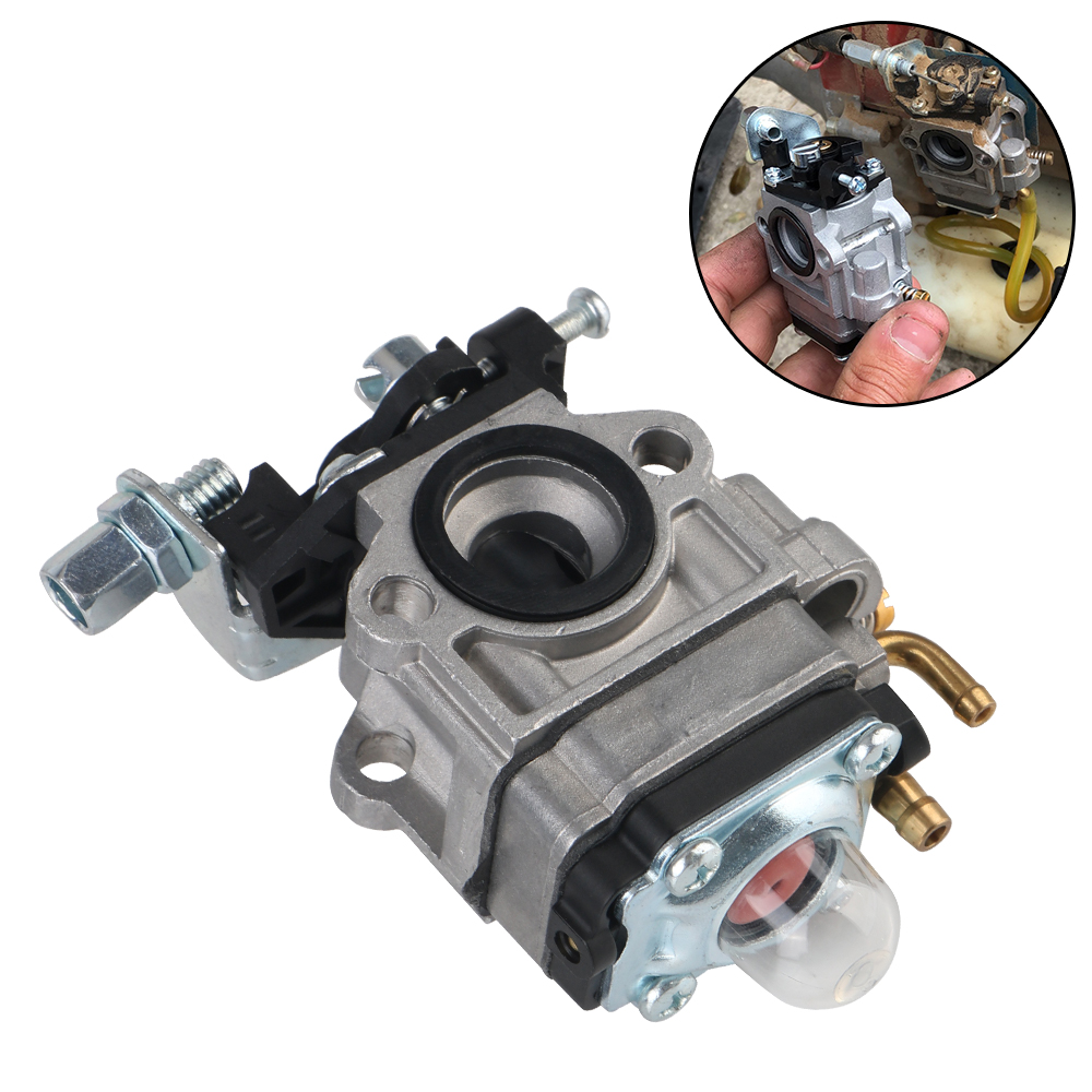 Dla 40CC 43CC 49CC 2-suwowy kieszonkowy skuter rowerowy 11mm gaźnik skuter kosa do zarośli gaźnik Carb do trymerów piła łańcuchowa