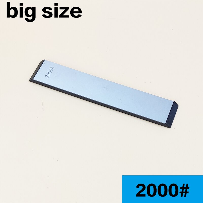 big size Special for sharpening Diamond stone Diamond knife Sharpener blade Portable Home use with base Sharpening stone bar: 2000 grit