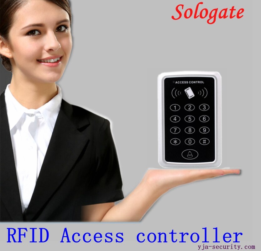 125Khz 12V RFID Security Entry Door Reader Card With Keypad Mini Portable Proximity Smart ID Access Control Machineb Controller