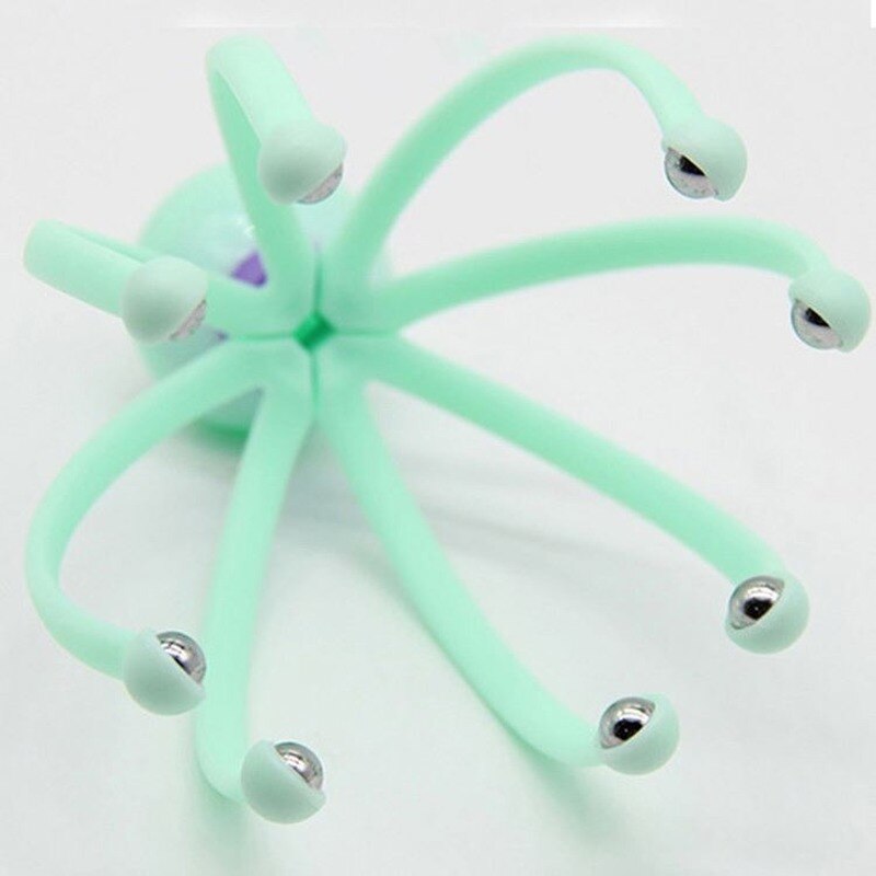 głowa oskalpować masażysta grzebień szyja masaż wałek ośmiornica pazury magnetyczny piłka zrelaksować się spa włosy opieka dla włosy wzrost naprężenie ulga odpoczynek