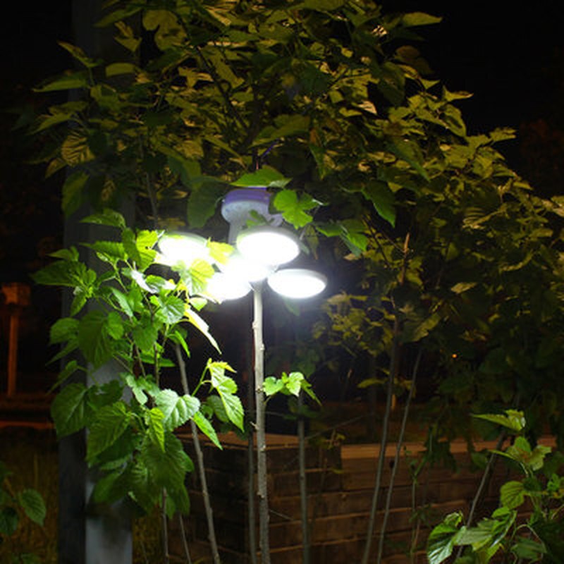Oplaadbare led-lamp op zonne-energie, draagbare noodverlichting voor de nachtmarkt, buitenverlichting voor kamperen en thuisgebruik, op zonne-energie opladen voor tenten