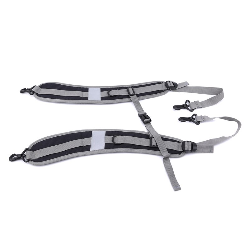 1 Paar Schouderriem Nylon Waterdichte Rugzak Verstelbare Riem Duurzaam Outdoor Tassen Schouder Riem Vervanging 4 Kleuren: black
