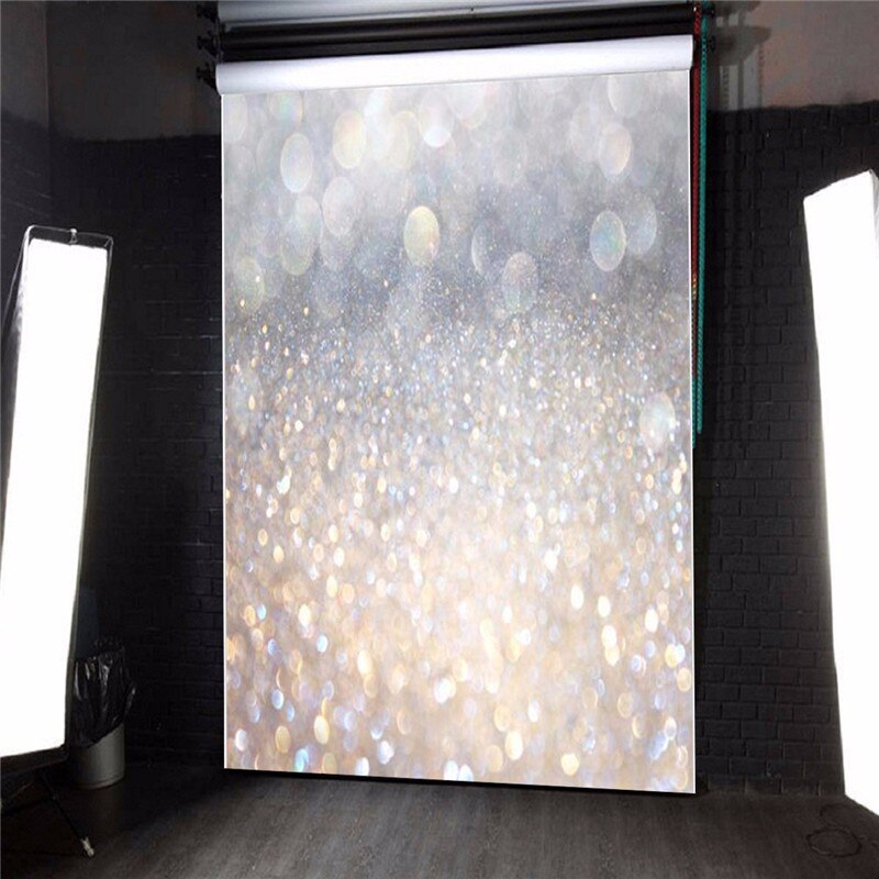 5X7FT Vinyl Kerst Glitter Fotografie Achtergrond Foto Achtergrond Studio Prop Waterdichte Achtergrond Muur Doek Party Decor